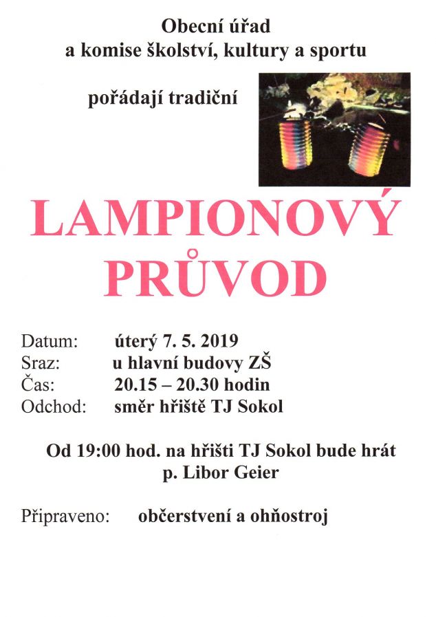 lampionový průvod